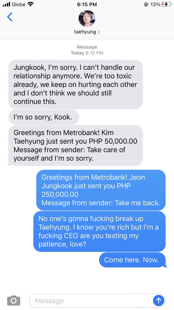 #taekookau where in; they’re both rich

[ ] 4.6k gift 🙌🏻