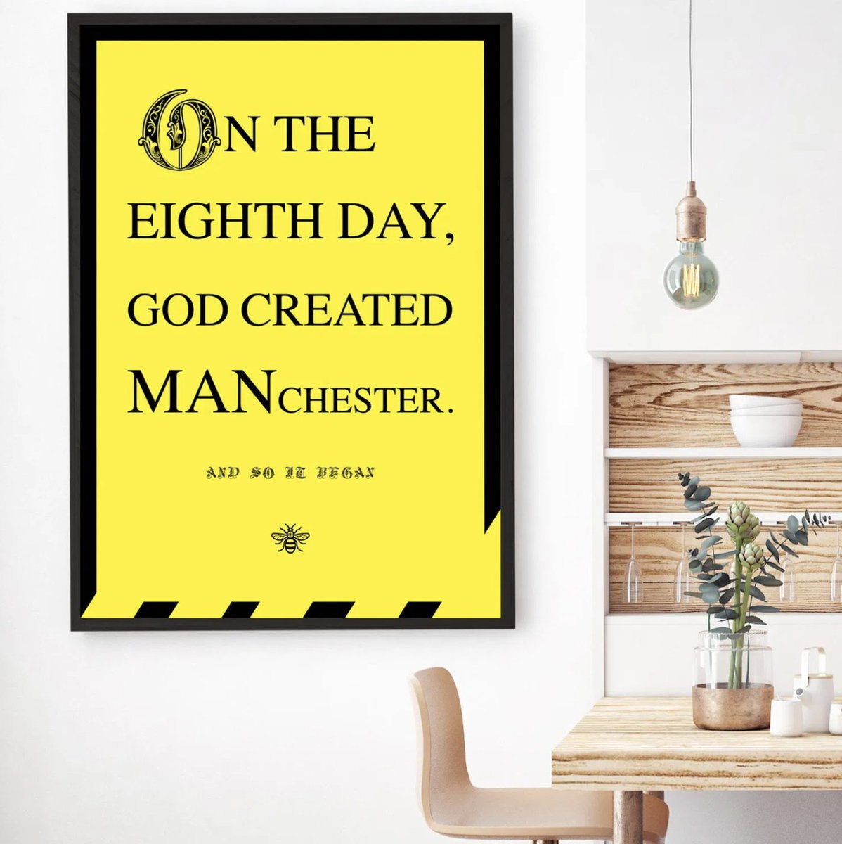 Typography print by Manchester based artist Frederick John

🐝 Available on our website in several sizes - with or without frame!
lnkd.in/eN5Qyx6B
Made in #Manchester
FREE UK shipping over £6O