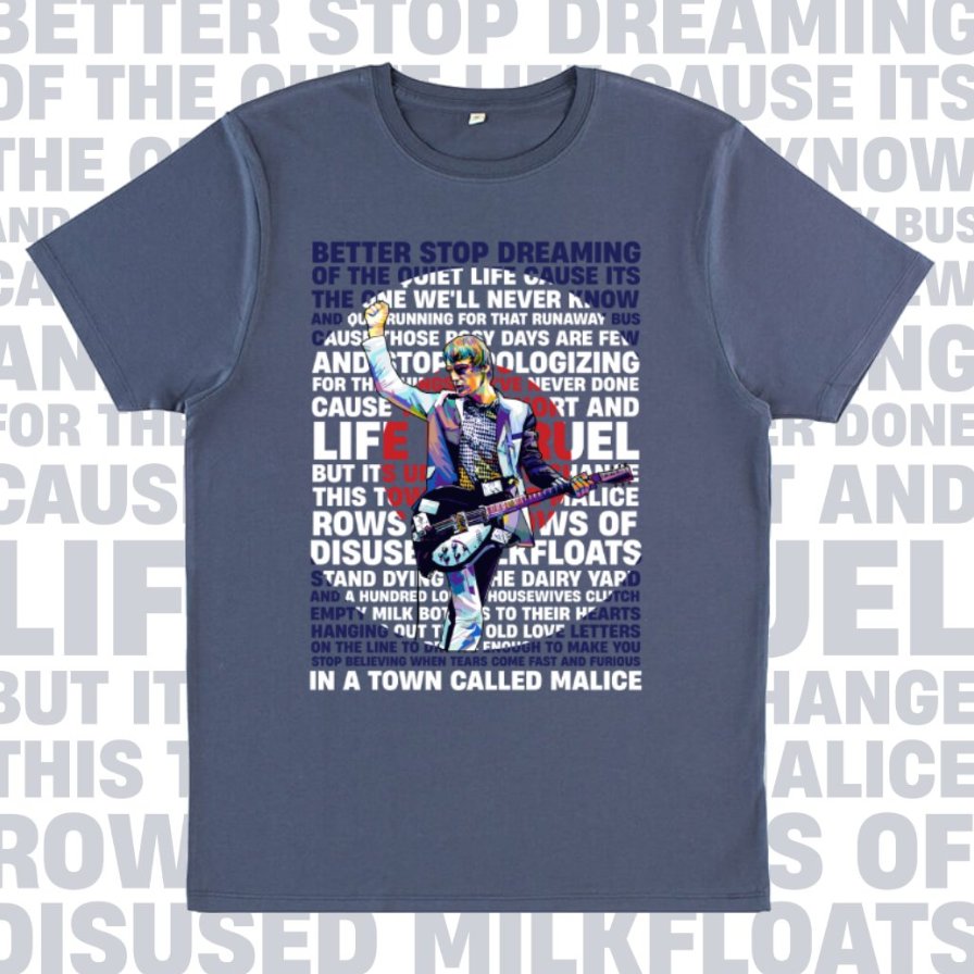 **24 hour Giveaway Competition**

Upcoming from <a href="/casualsub_/">Casual Subculture</a> and yet to be released, the new Paul Weller - A Town Called Malice T-Shirt design

And we've got 2 to giveaway

To Enter;
▪️Comment with your size
▪️Retweet

Winners announced tomorrow (Thurs 26th) at midday

Good Luck