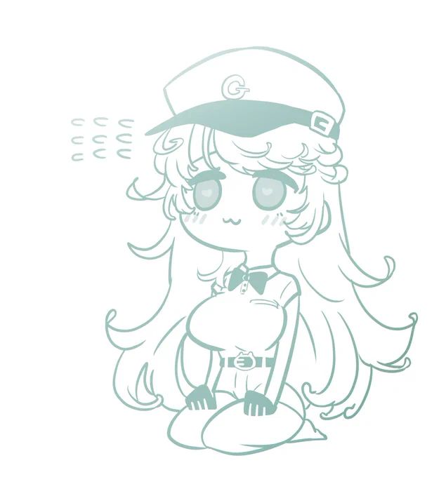 #ぎうちゃん絵いまだに描くのにバランスが取れなくて悔しい。 