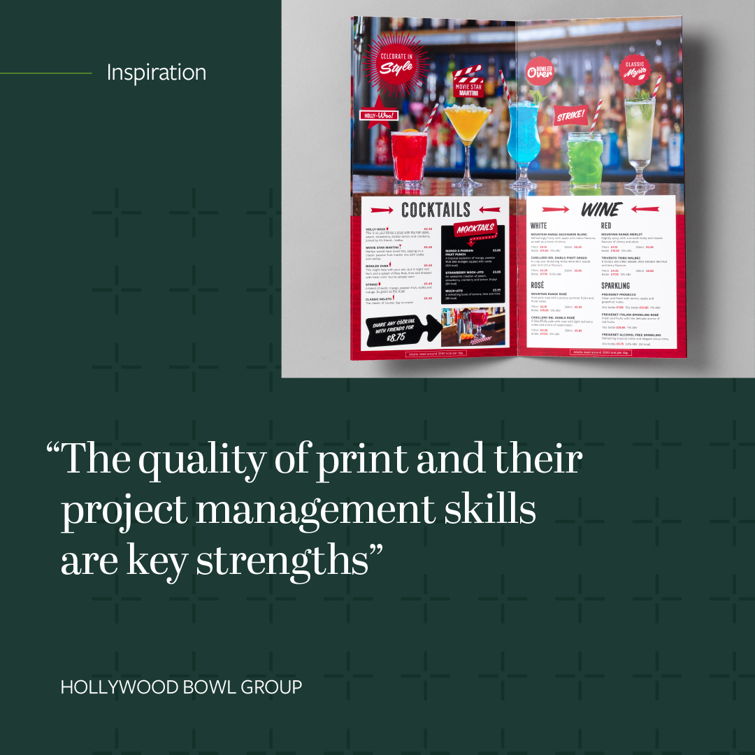 wearepositiveuk's tweet photo. πΉFeeling thirsty? We served up a range of mouth-watering food & beverage menus for over 60 @HollywoodBowlUK centres, with bespoke QR codes, precise pricing, and new calorie labelling.
#wearepositive #print #menus #calorielabelling #qrcodes #qrcode #HollywoodBowlUK https://t.co/WPQNJ6zCen