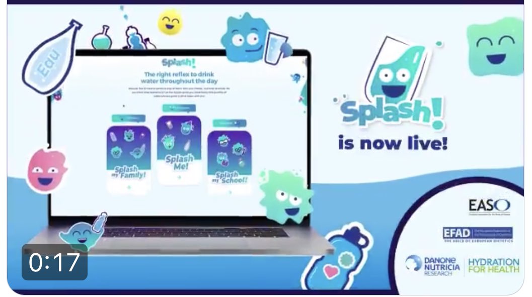 Interested in healthy #hydration? Information+tools for parents and educators too - fun and games for young people 
<a href="/H4HInitiative/">Hydration for Health</a>
buff.ly/3w4WEzJ buff.ly/3fYj28e