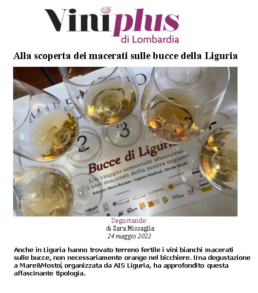 missaglia_sara's tweet photo. Orange wine, ma non necessariamente aranciati o arancioni. Il mio racconto sulla Liguria dei macerati a Mare&Mosto.
.
➡️leggi qui: https://t.co/6D3AYTc65n
.
@AisLombardia @ais_liguria #maremosto #buccediliguria #orangewine #macerati #wineoneway #WoW https://t.co/dWpBXAFaJz