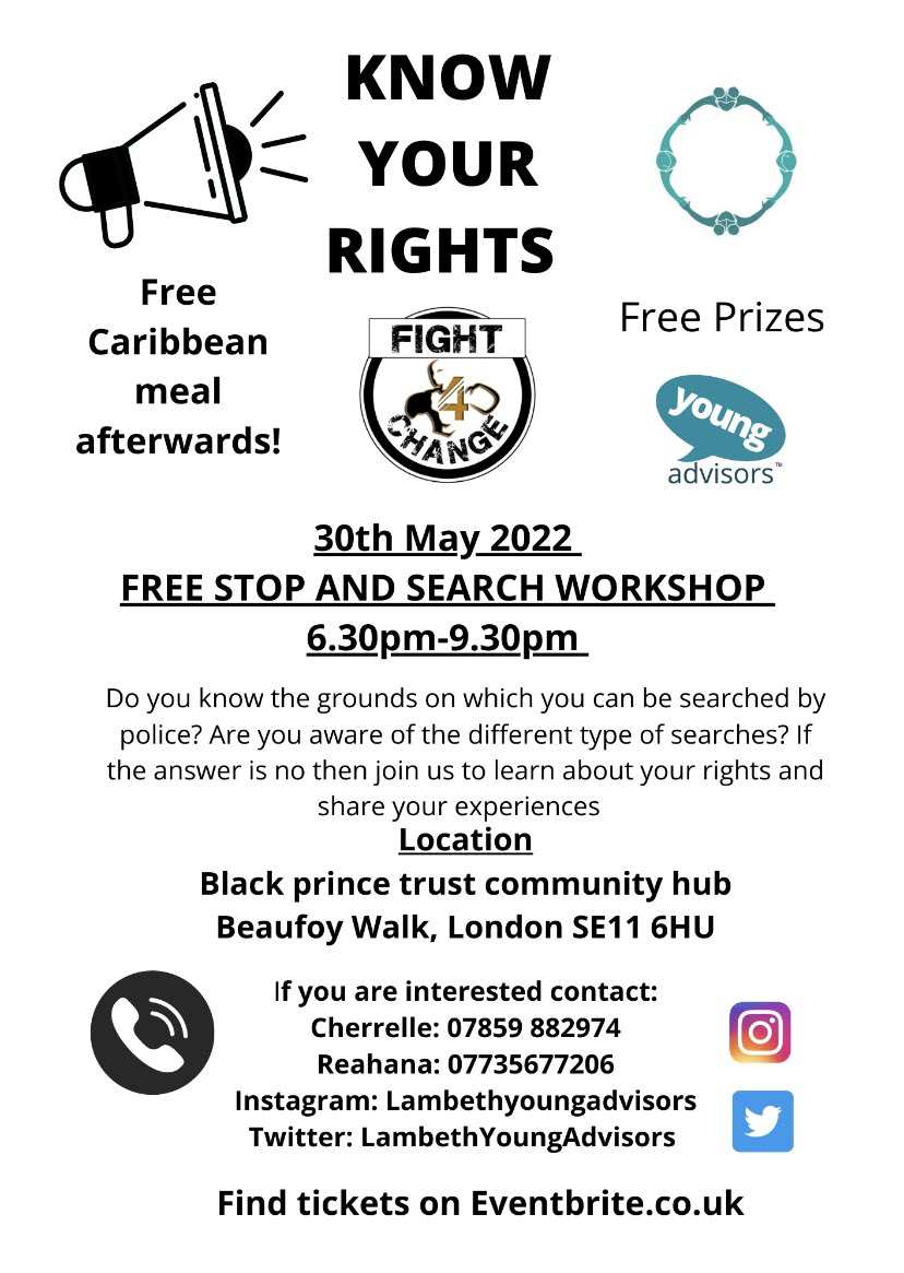 LambethYA's tweet photo. @Harrydcjackson @Alessandro_Babs @SelomAwadzi @DKilbey @maamw @MillyUptonMusic @hardwickedits @JaxHarney @CHEATSTUDIO @Samheazel @GillmanMatt @OneStopFilms Please share our free event! 30th of May 😊. You don’t need a tick you can turn up, but maximum nod people will be 150.
Ticket link:

https://t.co/IOaOoXuo7c https://t.co/xAsthlVsB6