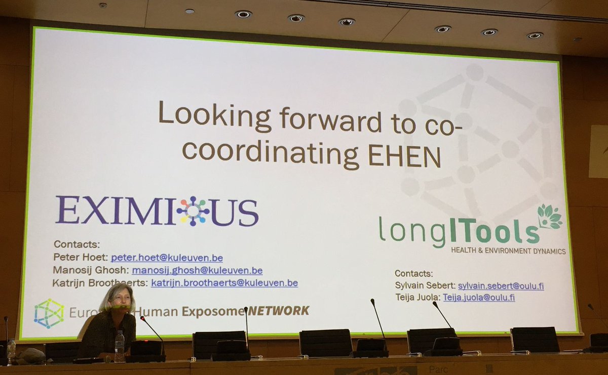 2nd day of #EHEN meeting with more project and working group updates, including LT from our project coordinator @SylvainSebert. More importantly is the networking and discussions (here with #ATHLETEproject and #EXPANSE) enabled by attending meetings in person finally! #exposome