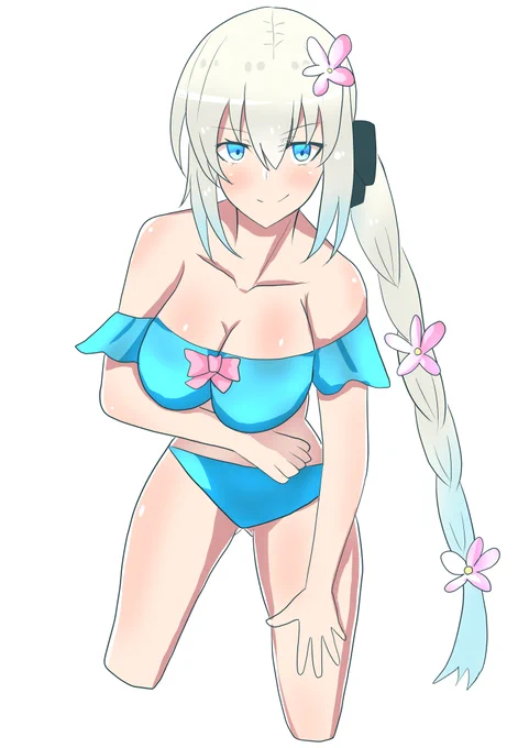 #FGO
#モルガン 
夫を水着姿で誘惑するモルガン陛下。 