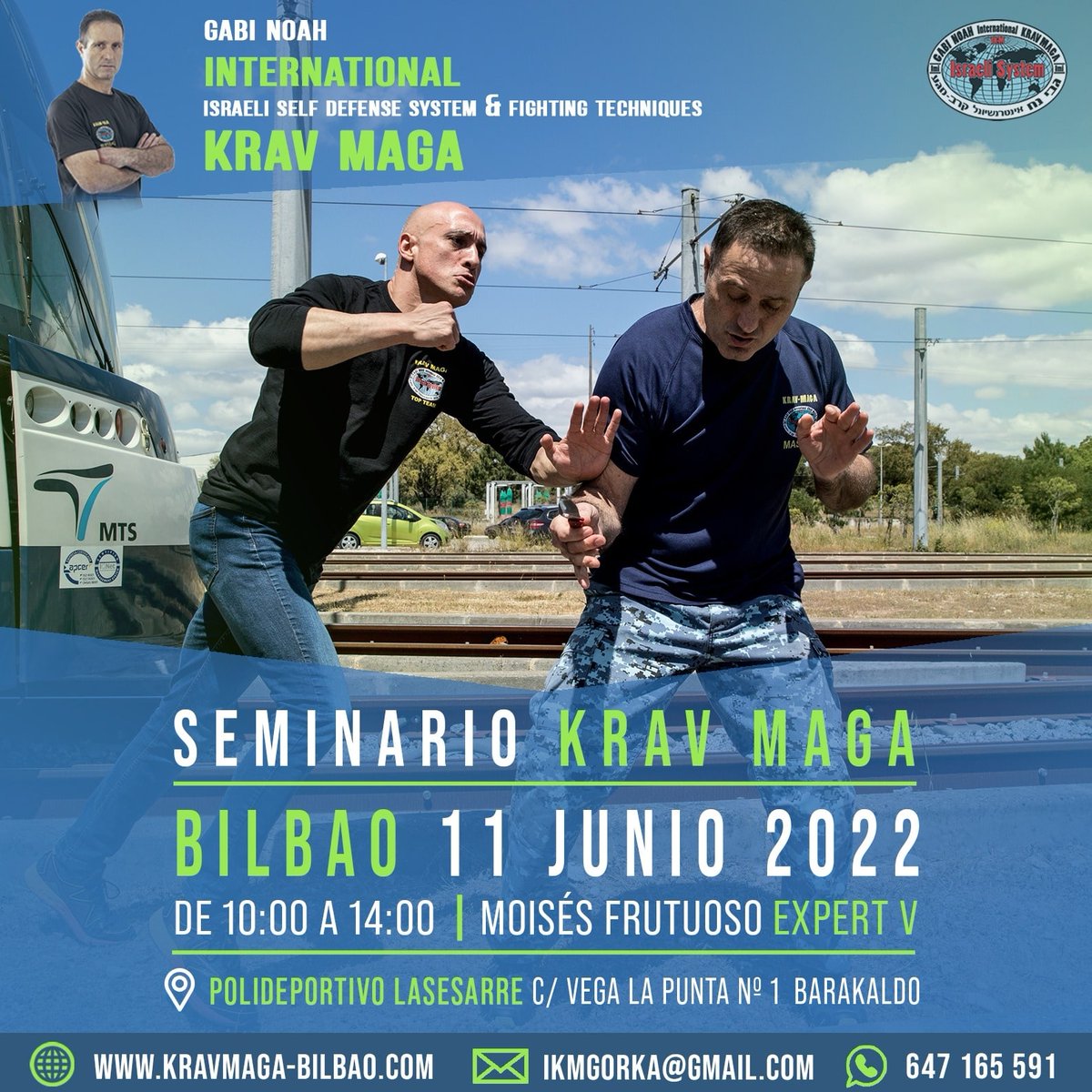 A la vuelta de la esquina está Junio, y con él el seminario de Krav Maga. No te lo pierdas ¡Anímate!