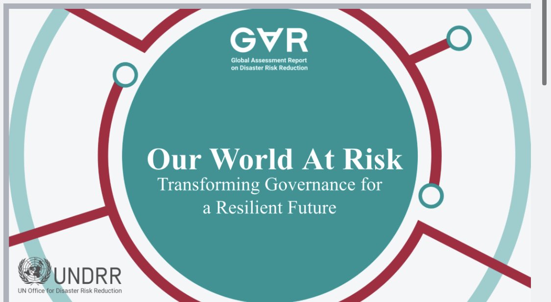 As #GAR2022 Advisors we were honoured to help launch the #UN’s flagship report on global #risk w/ Dy SG @AminaJMohammed & Mami Mizutori @HeadUNDRR in April

A pleasure to catch up in person w/ panelists @AromarRevi Irasema Alcántara-Ayala & Conor Foley @undrr #GPDRR2022 #Bali 🇮🇩