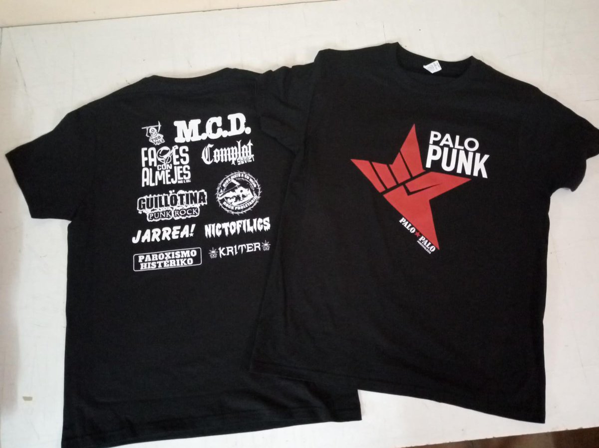 🔥¡V PALO PUNK!🔥

Ya se ha pasado el día 23 y con ello la oportunidad de conseguir esta camisetaza a 5 pavos... pero bueno, no os preocupéis que las tendréis en la sala y os podemos hacer envíos a casa 😝

💣💥 Eso sí, ahora cuestan 10 euretes. ¡Nos vemos el sábado, punkarras!