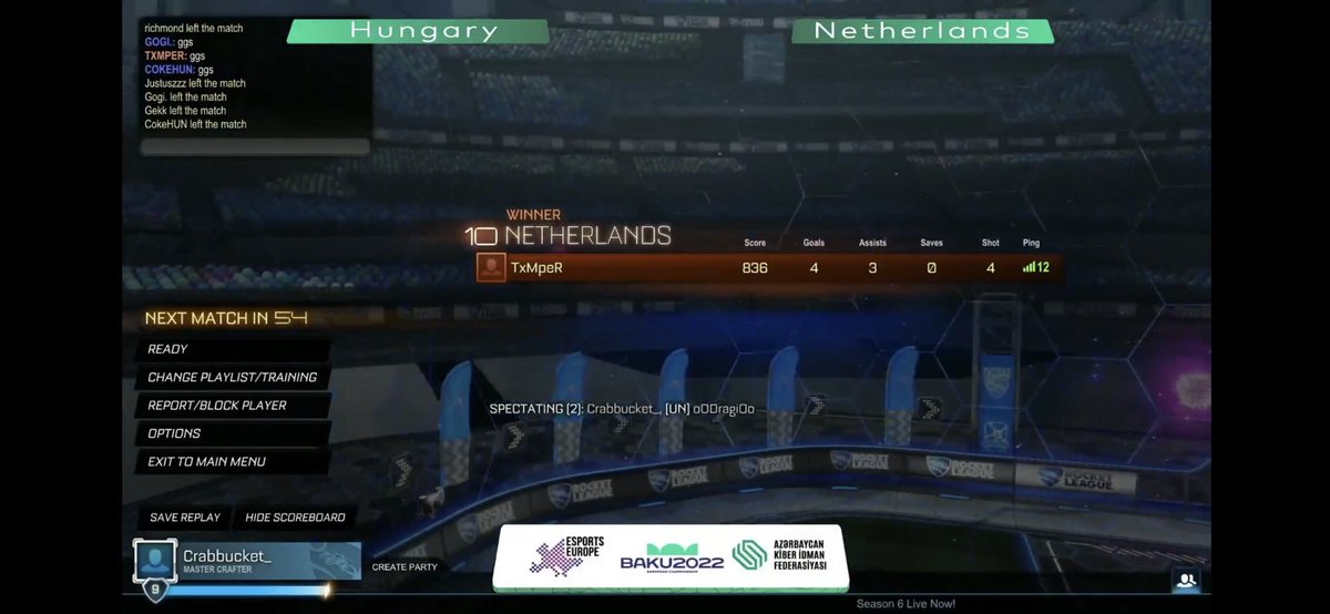 PredatorEleague's tweet photo. Do I need to say more? 👀
Hungary vs Netherlands 🏆

#rocketleague #ekbaku #nederland https://t.co/CzpwB9CvAu