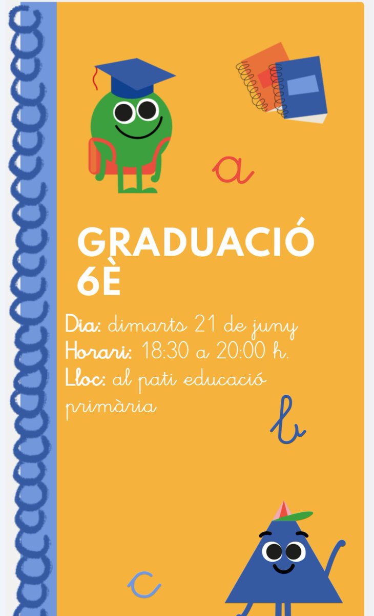 Festa de graduació de 5 anys i 6è al <a href="/CEIPSONPISA/">CEIP SON PISA</a> 
ceipsonpisa.org/2022/05/25/gra…