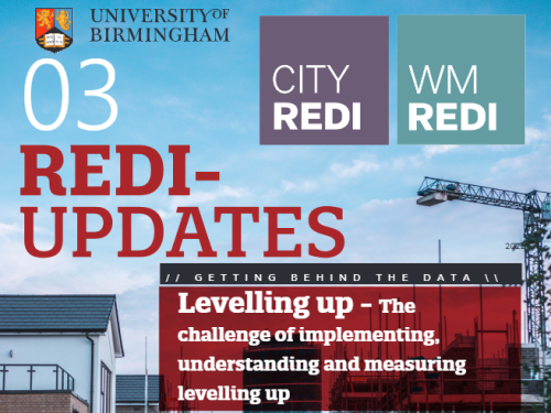 The latest edition of #REDI_Updates is available to download now!

In this update, we look at the challenges of implementing, understanding and measuring #levellingup. 

Take a read 👇
bit.ly/3LMIslY