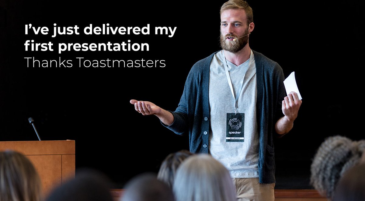 Develop your #PublicSpeaking skills and communicate with #Confidence

Join us at our next #Toastmasters meeting in #Croydon:

Date: Thursday 26 May @ 7pm
Venue: Athene House 13 Addiscombe Grove, Croydon CR0 5LR
Map: goo.gl/maps/8RukNfXLc…

croydoncommunicators.org
@croydonevents