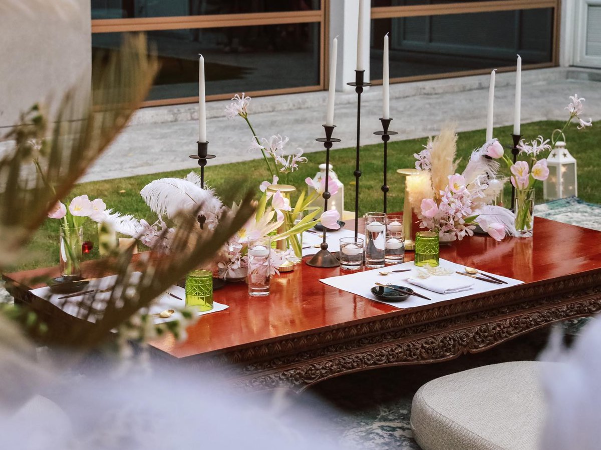 Just like home… our riverside terrace is pretty magical as is, but some special dinner occasions require a little more allure. Let our team work their magic &amp; prepare you a private dinner setting to never forget – everything is possible here. #CapellaBangkok #InspiredAffairs
