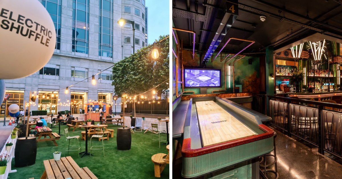 DesignMyNight (@designmynight) on Twitter photo 🎉 GIVEAWAY TIME 🎉 Win tickets for a boozy brunch at <a href="/EShuffleUK/">Electric Shuffle</a>’s gorgeous summer terrace. Expect 2 hours of endless pizza, a bottle of prosecco EACH and 60 minutes of shuffling 🍕🍾 Entry closes next Wednesday, T&Cs apply. Enter on our Facebook 👉 bit.ly/ElectricShuffl… 🎉 GIVEAWAY TIME 🎉 Win tickets for a boozy brunch at <a href="/EShuffleUK/">Electric Shuffle</a>’s gorgeous summer terrace. Expect 2 hours of endless pizza, a bottle of prosecco EACH and 60 minutes of shuffling 🍕🍾 Entry closes next Wednesday, T&Cs apply. Enter on our Facebook 👉 bit.ly/ElectricShuffl…