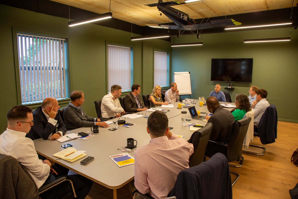 businessleader's tweet photo. Great to welcome business leaders from across the region to the office this morning for our fast growth business debate in partnership with @AG_LLP. https://t.co/m3PLo9Ps66