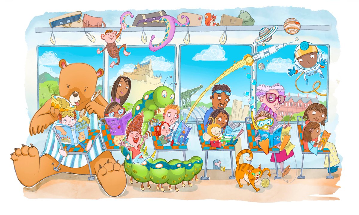 Dylanillo's tweet image. See how my BookBug week artwork for @scottishbooktrust was created and try my #drawalong to create your own big bear artwork. scottishbooktrust.com/reading-and-st… #illustration #scottishillustration #picbook #picbookillustration #howtodraw #stepbystepdrawing