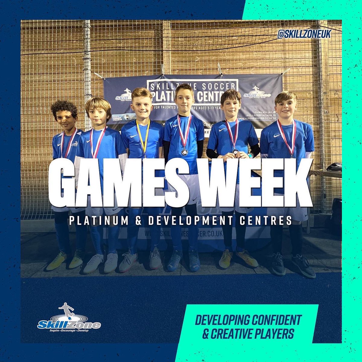 This week our players are competing to win in-house tournaments at each of our Platinum Centres, with medals and prizes up for grabs. 🏆

#SkillZoneUK | skillzonesoccer.co.uk

#Football #Soccer #Surrey #Hampshire