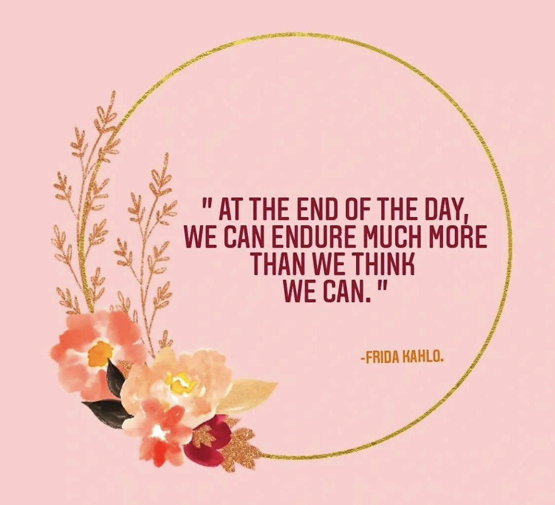 MHBcollection's tweet photo. Here's a Frida’s friendly reminder for those of you having a rough day💪💜💪💜
Original language: “Al final del día, podemos soportar mucho más de lo que creemos”
#FridaKahlo #Fridakahloquotes #nft #NFTCommunity #NFTs #NFTCommunity #nftart #opensea #ethereum https://t.co/gelh219ULj