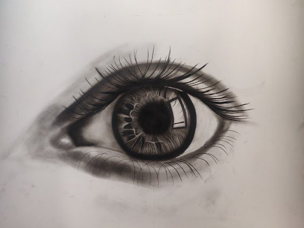 jojivisakh's tweet photo. 👁MEGA METAVERSE EYE 👁
(25 piece edition )
This realistic charcoal drawing eye was created during live demonstration session in 20 minutes as part of the workshop conducted to educate aspiring artists to create Realistic charcoal portraits, on @NamasteyNFT Bangalore
#edtion https://t.co/B9XA5eu3kx