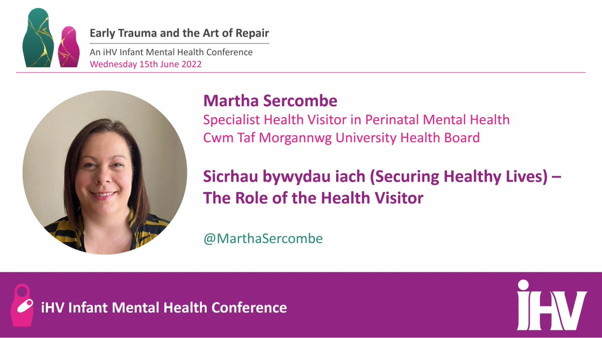 iHealthVisiting's tweet photo. Martha Sercombe, Specialist Perinatal Mental Health Health Visitor will be speaking at the #iHVIMH2022 Conference: Early Trauma and the Art of Repair. 🗓️ WED 15 JUN
🎫 Book Now: https://t.co/33f1g6OwRM
#HealthVisiting #iHVConference https://t.co/0xVKfWUGbN