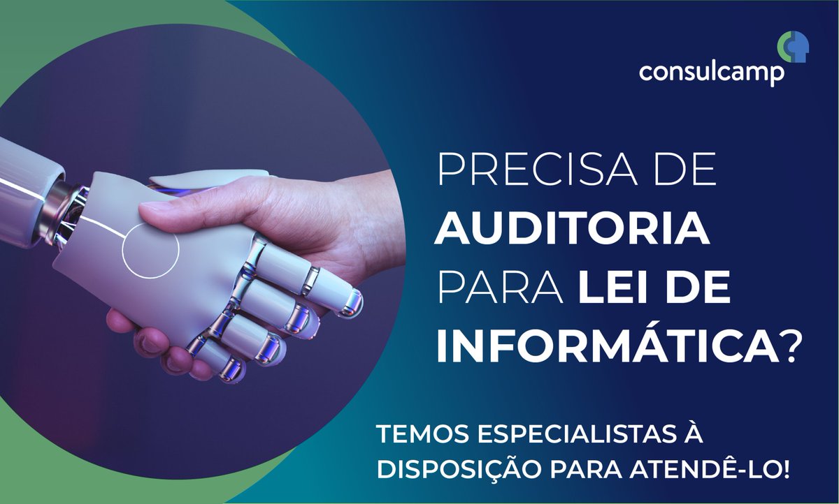 Consulcamp's tweet photo. ⏰ Não deixe para a última hora! O prazo de entrega do RDA e do Relatório de Auditoria deste ano é dia 31 de julho de 2022.

Acesse: https://t.co/ARAofLHvsr

#consulcamp #leideinformática #auditoria #rda #auditorialeideinformática https://t.co/fD0DFABBYJ
