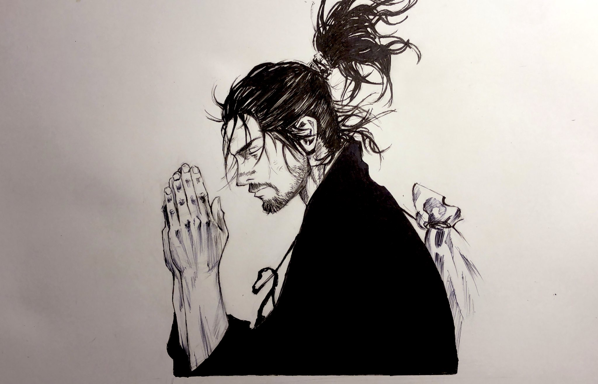 修行中 宮本武蔵 模写 バガボンド T Co 41ec6ediwa Twitter