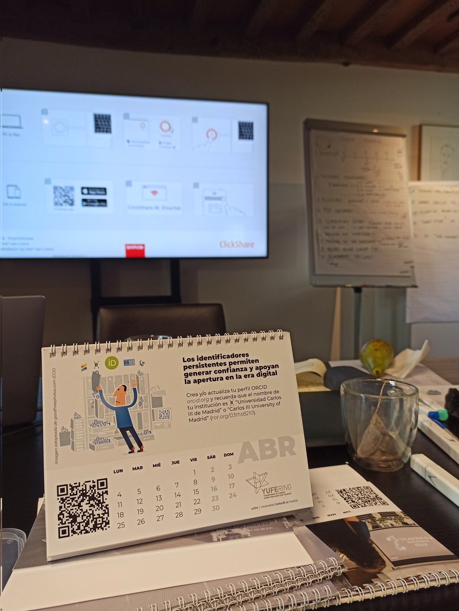 Elena_Ch11's tweet photo. Spotted in Antwerp!!🚨 The #YUFERING OS calendar is travelling the world! 🌍
Many thanks to @evamen for bringing the future closer and to our great #DIOSI colleagues for the productive meetings we are having for the #DIOSI Doctoral Model @AllianceYufe https://t.co/SFaEfUnYng