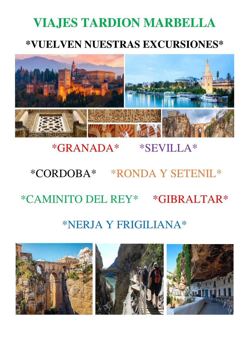 VTardion's tweet photo. Especial feria de Marbella 2022.

****escapada a Tenerife****    ****hoteles en costa****
    
****gran canaria****     ****Mallorca****

muchas mas ofertas y opciones en 
VIAJES TARDION. tu agencia de viajes https://t.co/kopsjgs5Ig