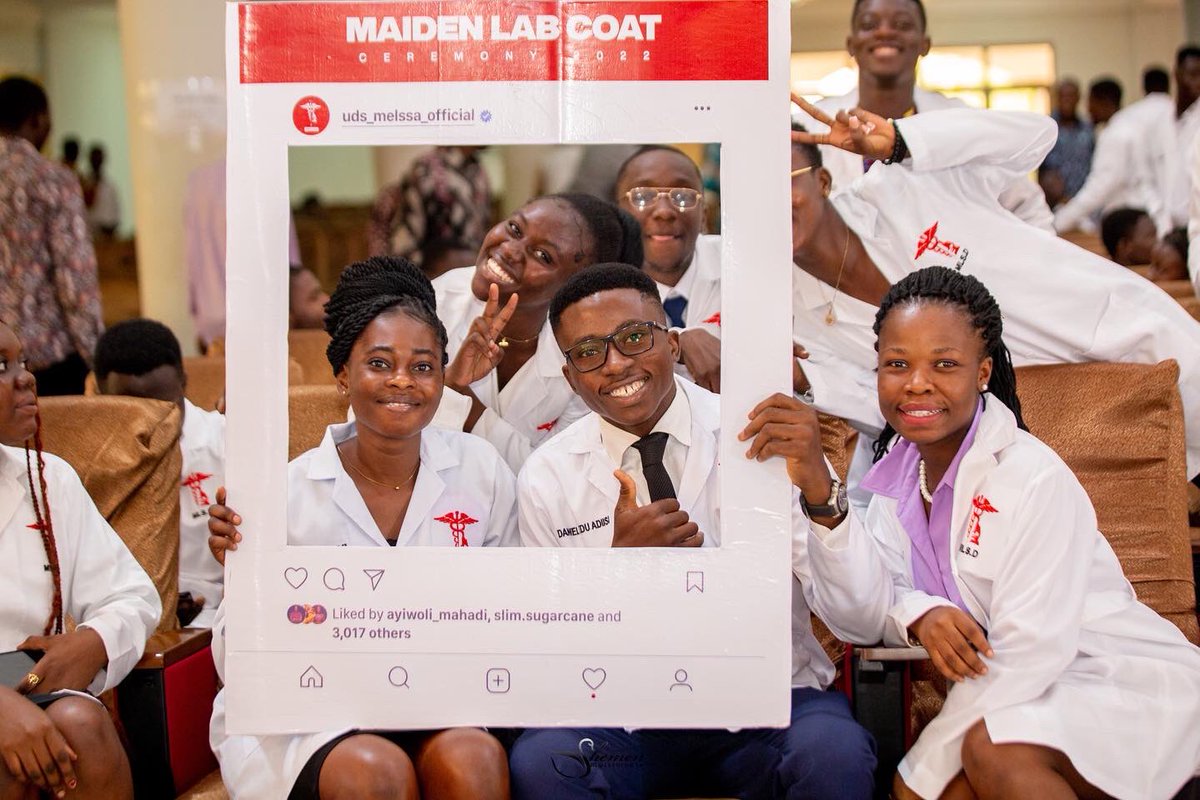 UdsMelssa's tweet photo. Maiden Lab Coat Ceremony it was!
Congratulations to the Class of 2024 on your Lab Coat Ceremony. Greater heights await you.
#LCC22
#TheMELSSAYouWant https://t.co/Kbc6rZoCQS