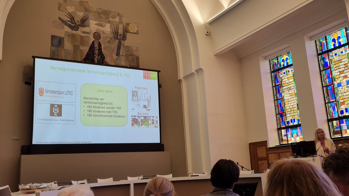 Annette Scheper vertelt over #vertelvaardigheid en #TOS. In vervolgonderzoek wordt de normering van vertelvaardigheid bij kinderen met en zonder TOS en slechthorende kinderen onderzocht. <a href="/kentalis/">Koninklijke Kentalis</a> <a href="/Radboud_Uni/">Radboud University</a>