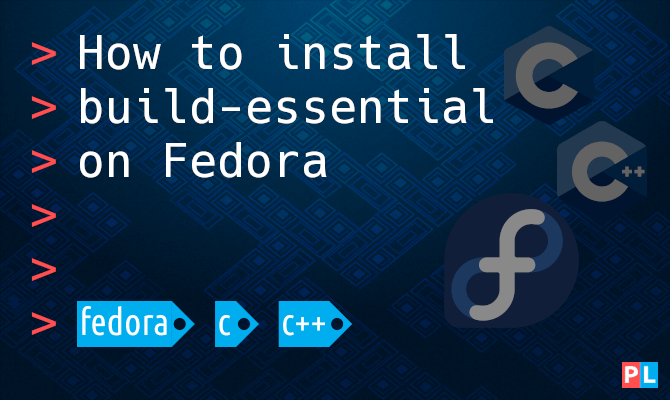 pragmaticlinux's tweet photo. Coming from Debian or Ubuntu and interested in building C or C++ software programs on Fedora? Instead of installing meta-package "build-essential", you install development groups. This article shows you how: https://t.co/CyKlqsS5C8 #linux #fedora https://t.co/48G2sKQaOS