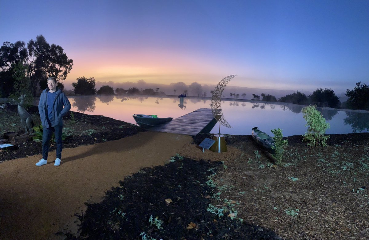 What a beautiful morning to welcome <a href="/sunriseon7/">Sunrise</a> to the Swan Valley with <a href="/WestAustralia/">Western Australia</a>