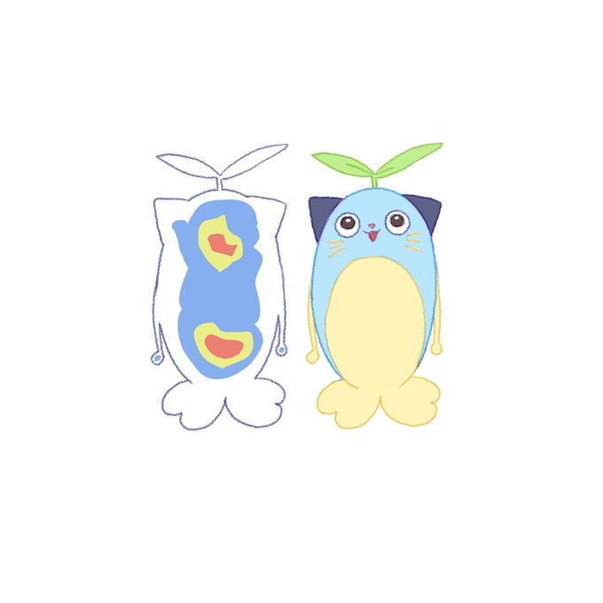 お布団を作るためにどこが重いのか計測されるまめねこ 