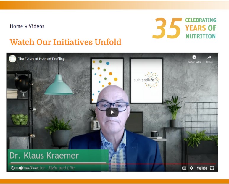 SightandLife's tweet photo. Want access to a hub of the latest updates on #NutritionScience? Scope out our videos on: 
🌱#NutrientProfiling
🗣️#Entrepreneurship pitches for nutrition &amp; #climate solutions
...And so much more! Available on our recently updated site👉🏽 https://t.co/YXyluJej1M #35YearsInNutrition https://t.co/YOeOzlXX8j