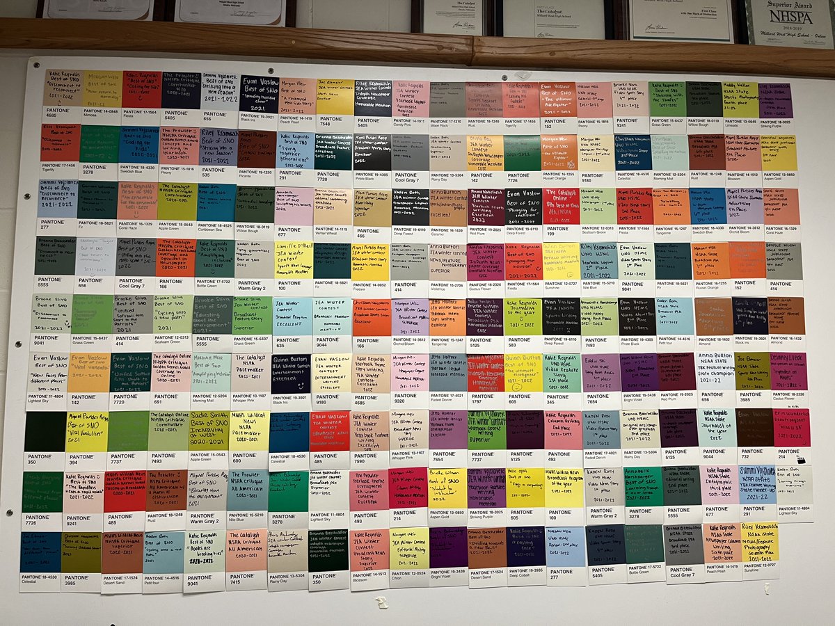 MWHSCatalyst's tweet photo. 🏆 2022 Journalism Awards Wall 🏆 https://t.co/0BUKU6cDH0