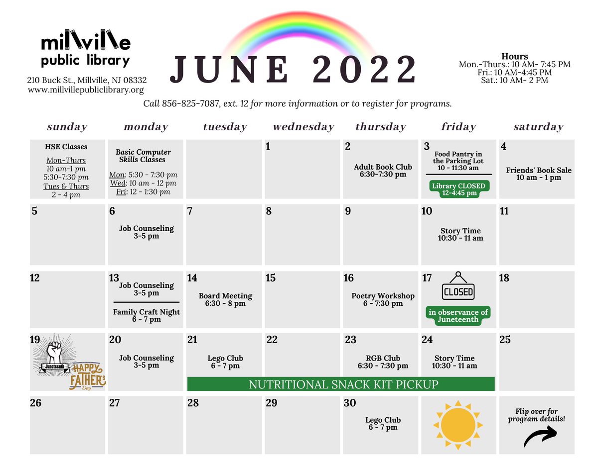 Millville Public Library tweet media