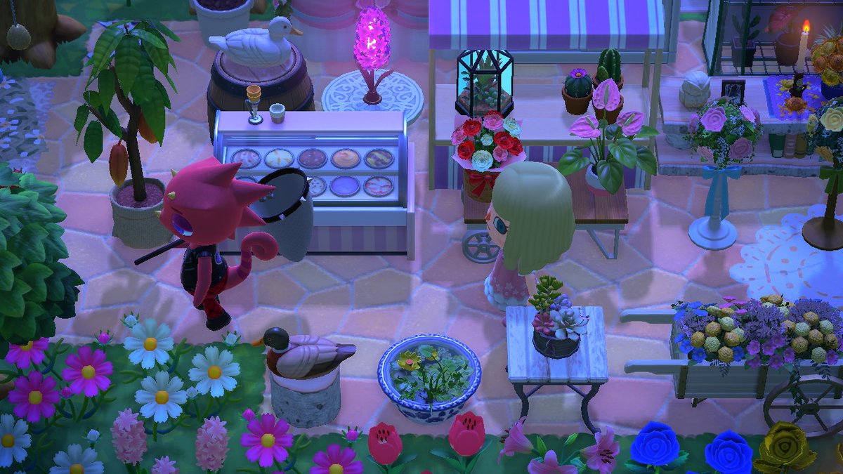 Jenimori45's tweet photo. レックス、メルヘン空間似合わないなぁw
 #どうぶつの森 #AnimalCrossing #ACNH #NintendoSwitch https://t.co/dQC947f8VO