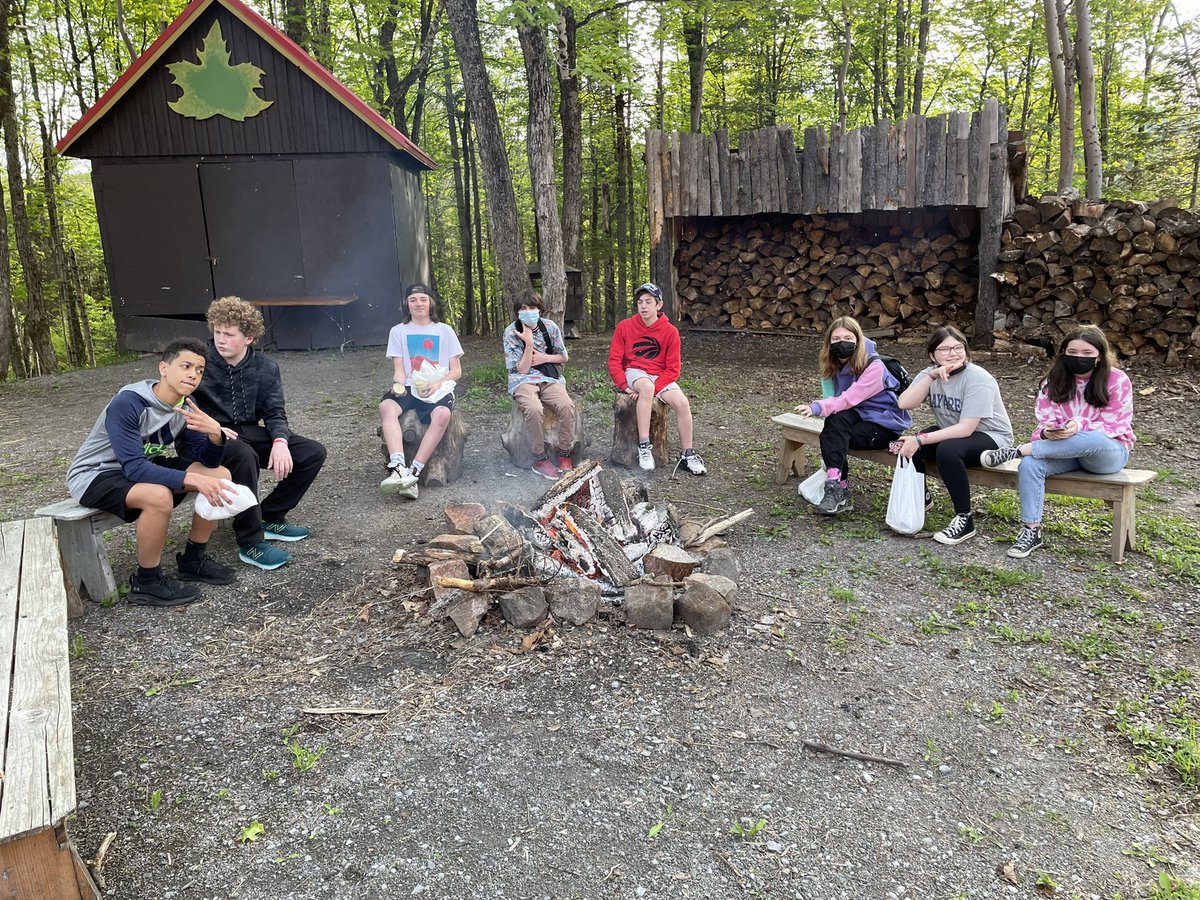 JuniperRidgeNL's tweet photo. After another fun day of exploring Quebec City, our crew visited the Sugar Shack for supper followed by traditional French folk music and maple toffee making. Next stop: back to Montreal before heading home! https://t.co/mmjswHpY5p
