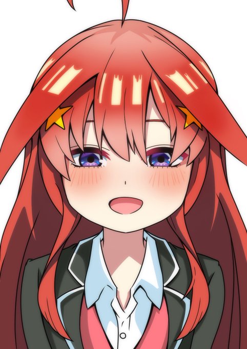 う一かんさんがTwitterに投稿した中野五月(五等分の花嫁)のイラスト。