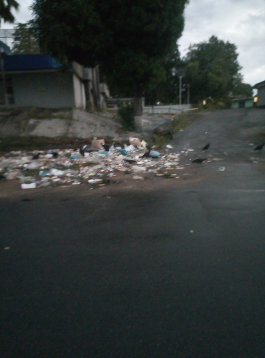RamonDelbarrio4's tweet photo. Esta es la triste historia de cd Guayana ,toda llena de basura y zamuros ,Sr del gobierno es vergonzoso,una de las cd la cual era más bella,moderna,y planificada de Venezuela,se encuentre en estas detrimento condiciones. https://t.co/1Affs4f8mr