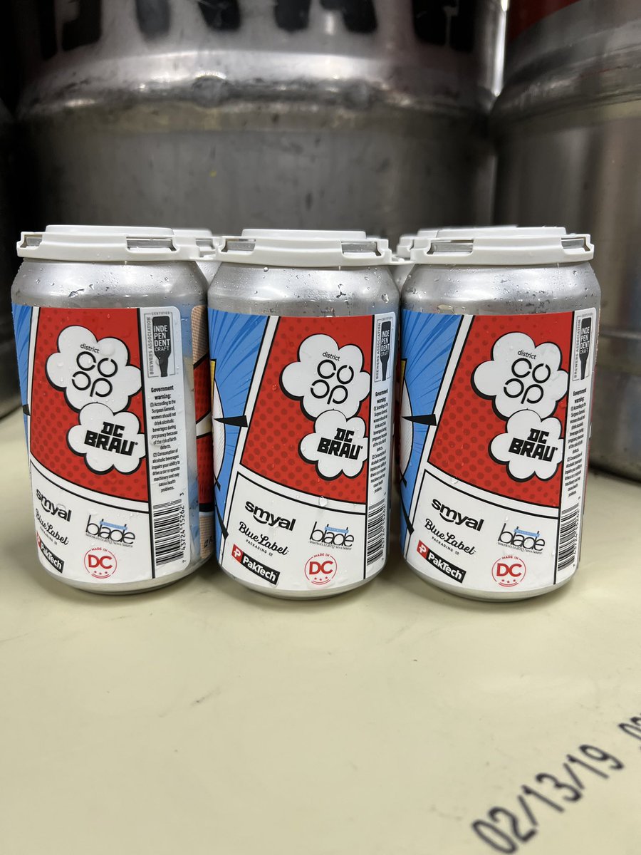 WashBlade's tweet photo. We are #ProudToSayGay! Our annual #PridePils can with @dcbrau was canned yesterday. Design by @DistrictCoop π³οΈβππ³οΈββ§οΈ
Be the first person to get it next Thursday (June 2nd) at @DachaDC Navy Yard from 6-11PM! https://t.co/xtbJf0HWXG
