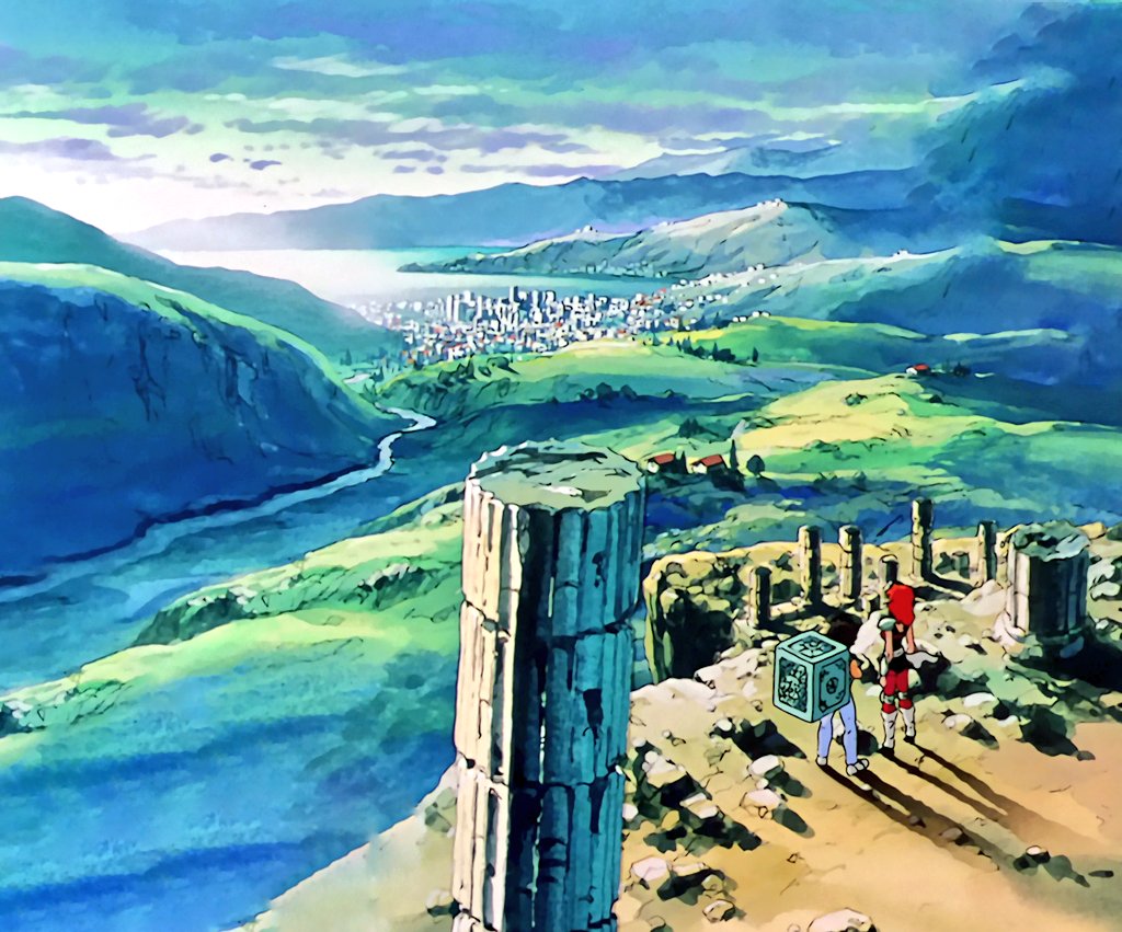 Greece🇬🇷 Wonderful work by Background artist Tadao Kubota and