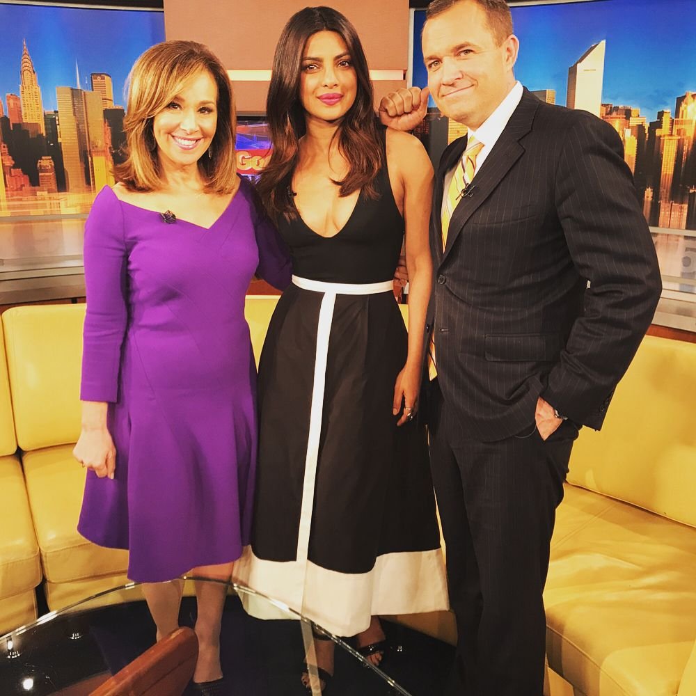 primishka's tweet photo. Great Wednesday morning on the #LifeguardsMovie press tour! @GMA #22Minutes #GoodDayNY ππ€π€ https://t.co/QPC5vSyB3b