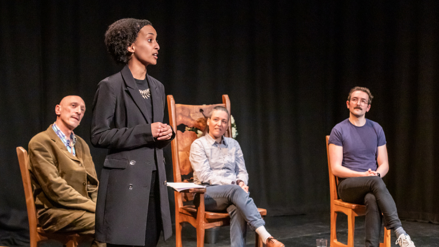 📢 Opportunity alert! 📢

In conjunction with our Queer Folks' Tales series, we're delighted to host a series of workshops in writing &amp; performing short stories for aspiring LGBTQ+ storytellers. Workshops are free for Edinburgh residents, more info below!

bit.ly/3NBmC62