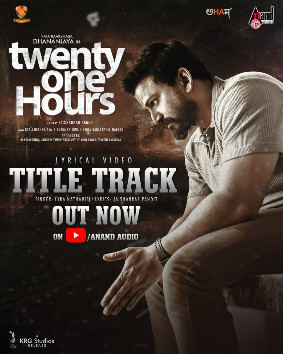 aanandaaudio's tweet photo. Out Now ✨

Lyrical Video #TwentyOneHours Title Track Sung by #LykaNathaniel 🎼 

On ▶️ https://t.co/sNymwAM2Lz ◀️

#ShaktiBros #ahamconceptam #NSBalakrishna @abhi156 @Sunilrgowda29 @praveenmahadeva @Dhananjayaka #DurgaKrishna #RupertFernandes #JaishankarPandit @aanandaaudio https://t.co/VEzsO3tbHQ