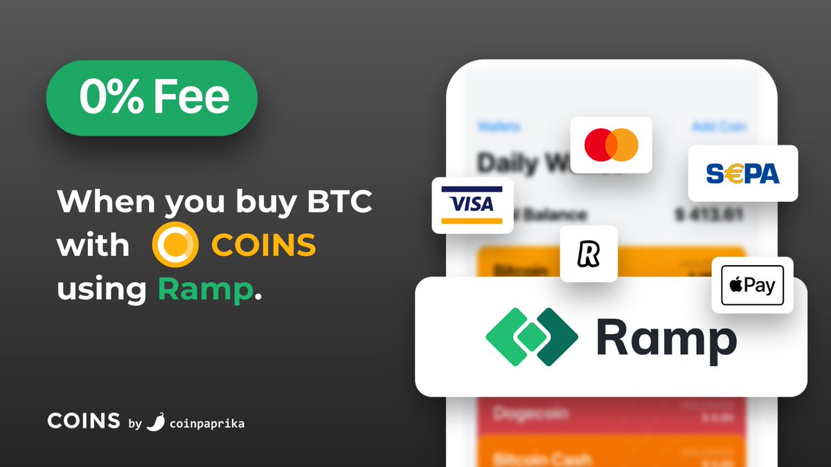 coinpaprika's tweet image. OMG! 

0% Fee when you buy #bitcoin with a free, non-custodial wallet @CoinsOneApp 

#Bitcoin #btc #nofees #stackingsats #crypto