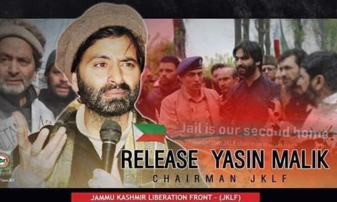 waseem_sabeen's tweet photo. "All the cases against me are based on my persistence in my national independence Which are false, fabricated, political and fictitious.”
~Yasin Malik
 #Pak_StandsWithYasinMalik https://t.co/rfJsjm9hIe
