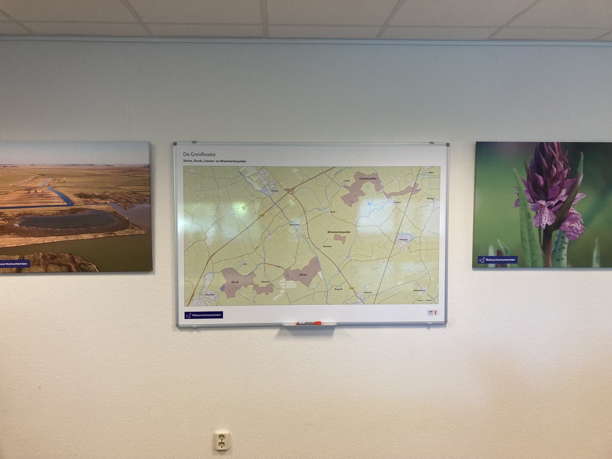 InfobordenNIV's tweet photo. Onlangs twee magnetische whiteboards 150x100 cm voor @Natuurmonumenten opgeleverd. Handig hulpmiddel voor uitwisseling beheersgegevens tussen vrijwilligers en beheerders. #Skrok #cartografie https://t.co/6qfmIKc05y