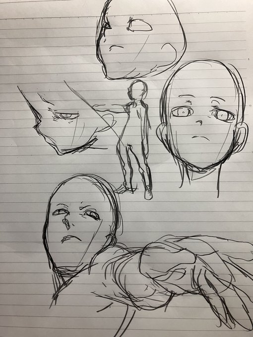 凹凸が感じられる顔を模索してます 